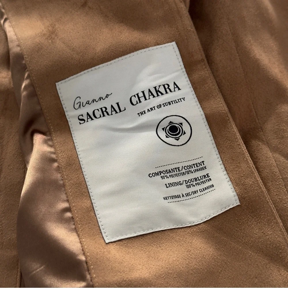 BY GIANNO Sacral chakra open back blazer - Picture 5 of 7
